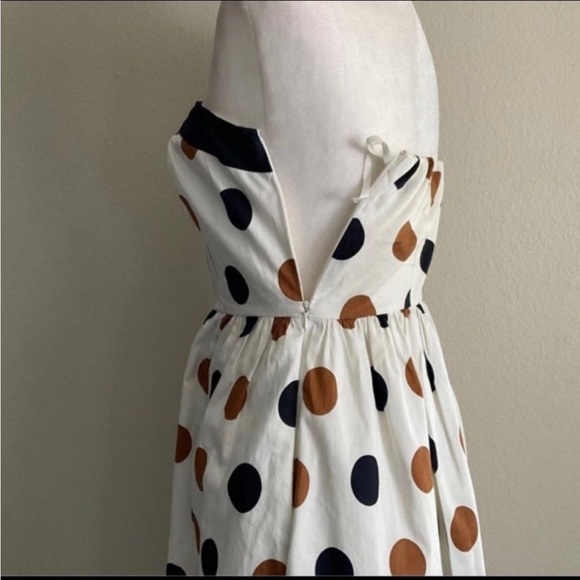 The Limited Fit And Flare Strapless Polka Dot A-Line Dress ✨ - Picture 4 of 6